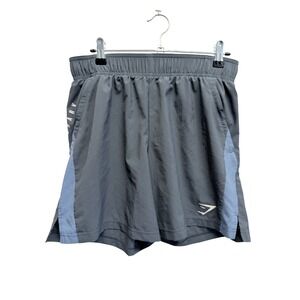 Gymshark Women Shorts Performance Zipper Pockets Non Roll Waist Small